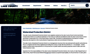 Watershed.lakecountyca.gov thumbnail