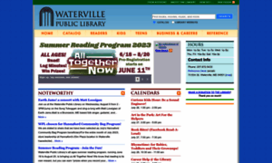 Watervillelibrary.org thumbnail