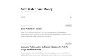 Waterwisely-savewatersavemoney.co.uk thumbnail