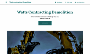 Watts-co-demolitionllc.business.site thumbnail