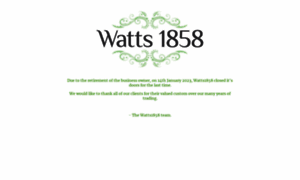 Watts1858.co.uk thumbnail