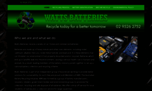 Wattsbatteries.com.au thumbnail