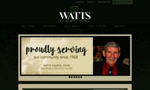 Wattsfuneralhomekentucky.com thumbnail