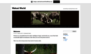 Watusiworld.wordpress.com thumbnail