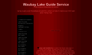 Waubaylakeguideservice.com thumbnail