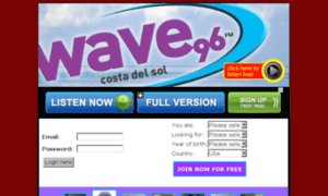 Wave96fm.com thumbnail