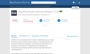 Wavepad-audio-editing-software.software.informer.com thumbnail