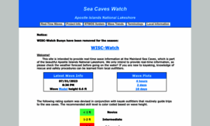 Wavesatseacaves.cee.wisc.edu thumbnail