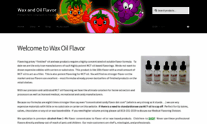 Wax-oil-flavoring.com thumbnail