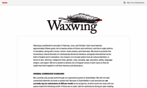 Waxwing.submittable.com thumbnail