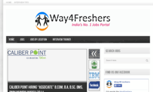 Way4freshers.com thumbnail