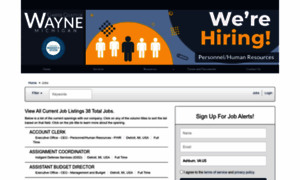 Waynecountygovernment.applicantpro.com thumbnail