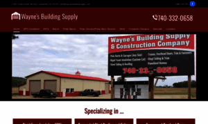 Waynesbuildingsupply.com thumbnail