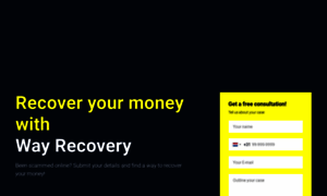 Wayrecovery.com thumbnail