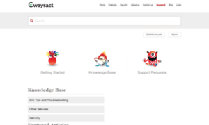 Waysact.zendesk.com thumbnail