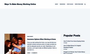 Waystomakemoneyworkingonline.com thumbnail