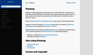 Wazimap.readthedocs.org thumbnail