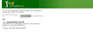 Wb.golfsoftware.net thumbnail
