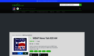 Wbap820amtx.radio.net thumbnail