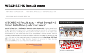 Wbchsehsresult2020.in thumbnail