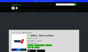 Wdr2rheinruhr.radio.de thumbnail