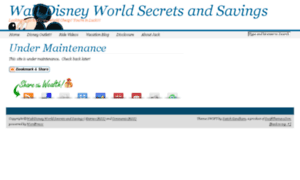 Wdwsecretsandsavings.com thumbnail