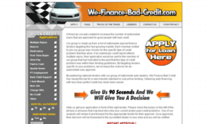 We-finance-bad-credit.com thumbnail