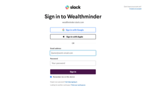 Wealthminder.slack.com thumbnail