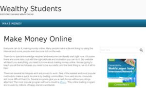 Wealthystudents.net thumbnail