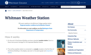 Weather.whitman.edu thumbnail
