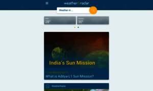 Weatherandradar.in thumbnail
