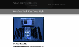 Weatherpackkits.com thumbnail