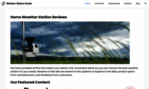 Weatherstationguide.com thumbnail