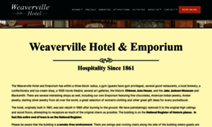Weavervillehotel.com thumbnail