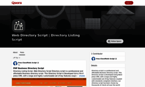 Web-directory-php-script.quora.com thumbnail