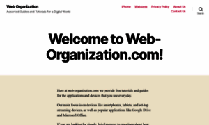 Web-organization.com thumbnail