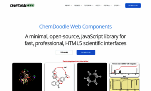 Web.chemdoodle.com thumbnail