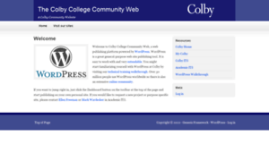 Web.colby.edu thumbnail