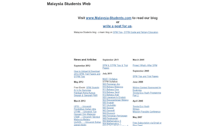 Web.malaysia-students.com thumbnail