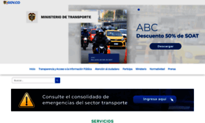 Web.mintransporte.gov.co thumbnail