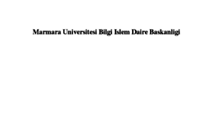 Web2.marmara.edu.tr thumbnail