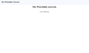 Webability.info thumbnail