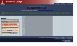 Webadvisor.bloomfield.edu thumbnail
