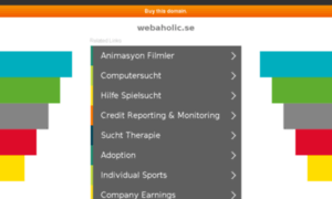Webaholic.se thumbnail