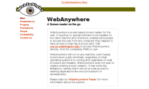 Webanywhere.cs.washington.edu thumbnail