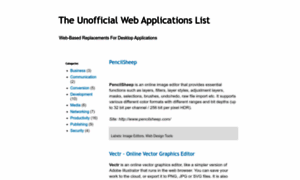 Webapplist.com thumbnail