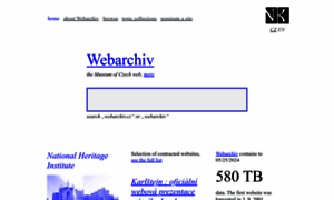Webarchiv.cz thumbnail
