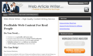 Webarticlewriter.com thumbnail