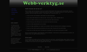 Webb-verktyg.se thumbnail