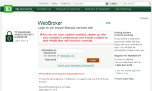 Webbrokersoc.tdwaterhouse.ca thumbnail